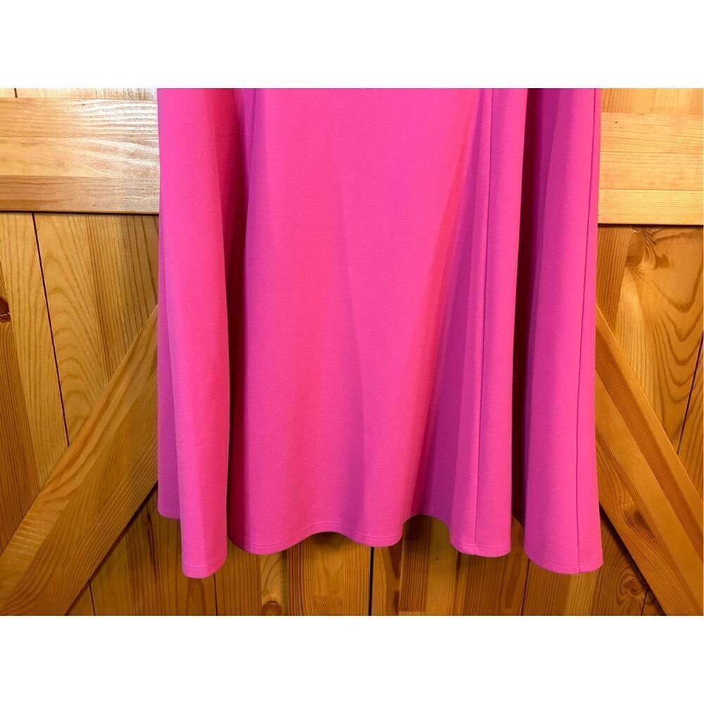 Alyx Dress short sleeve Dorito cut out fit flare fuchsia size 4 nwt (4841)￼￼ - Picture 2 of 8
